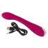 SMILE G-spot - oplaadbare, geribbelde G-spot vibrator (paars)