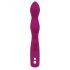 SMILE - flexibele vibrator met clitorisstimulator voor A- en G-spot (paars)