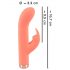 You2Toys peachy! mini rabbit - oplaadbare konijn vibrator (perzik)