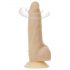 Naakte Verslaving Roterende 7 - oplaadbare, draaiende vibrator (18 cm) - huidkleurig