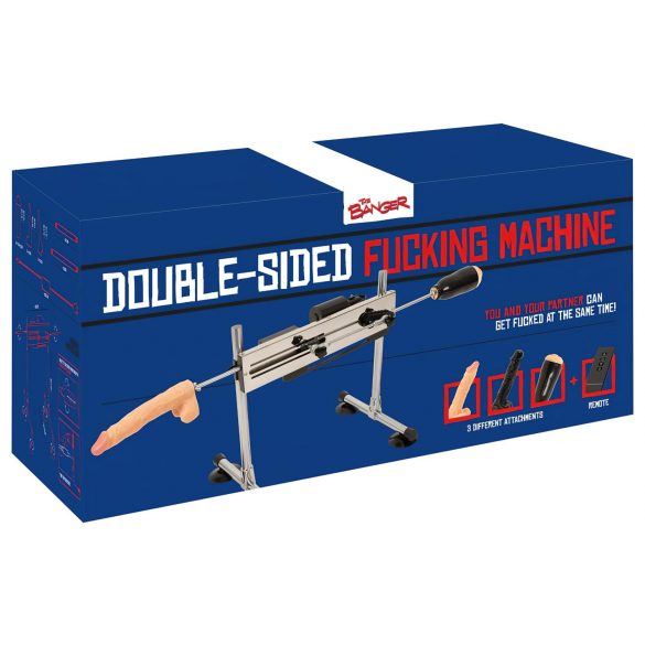 La Machine de Plaisir - double sex-machine avec 2 dildo et vagin artificiel