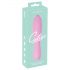 Cuties Mini 3 - oplaadbare, waterdichte, geribbelde vibrator (roze)