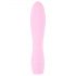 Cuties Mini 3 - oplaadbare, waterdichte, geribbelde vibrator (roze)