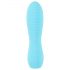 Cuties Mini 3 - oplaadbare, waterdichte, geribbelde vibrator (turquoise)