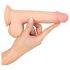 Nature Skin - dildo met huid - 19cm (natuurlijk)