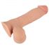 Nature Skin - Dildo en Cuir - 20 cm (Naturel)