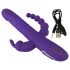 SMILE Triple - oplaadbare, drievoudige arm, draaiende-stotende vibrator (lila)