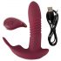 Javida RC - draadloze, 3-functie clitoris vibrator (rood)