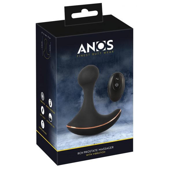 ANOS - waterdichte anale vibrator (zwart)