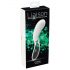 Liaison Curve - oplaadbare, LED vibrator (transparant-wit)