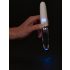 Liaison Straight - oplaadbare, LED vibrator (transparant-wit)