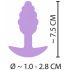 Mini Plug Intime - plug anal en silicone - violet (2,8cm)