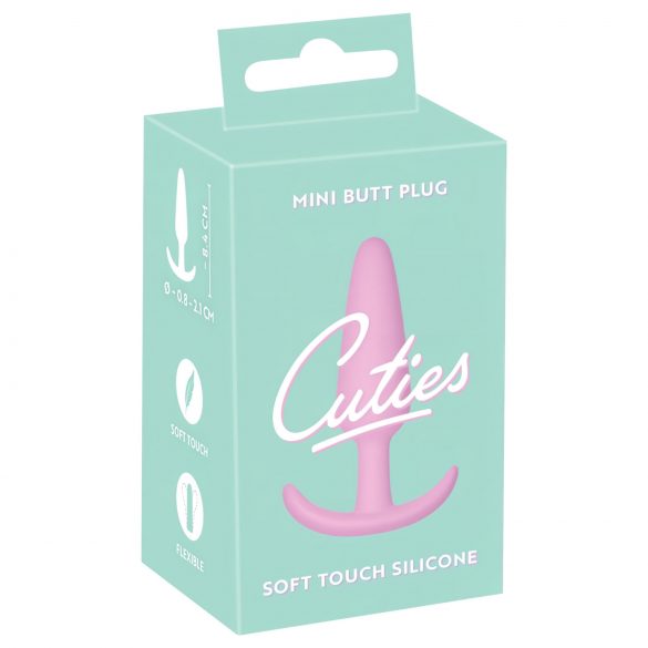 Bouchon Anal Mini Cuties - Plug en Silicone - Rose (2,1 cm)