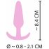 Bouchon Anal Mini Cuties - Plug en Silicone - Rose (2,1 cm)