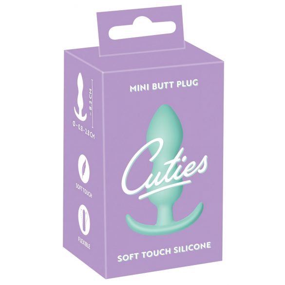 Mini Plug Anal "Cuties" en Silicone - Menthe (2,3 cm)