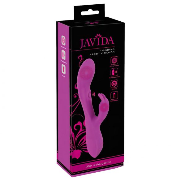 Javida Thumping Rabbit - 3-motorige konijnen-vibrator (paars)