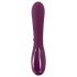 SMILE - oplaadbare 3-motorige vibrator met clitorisstimulator (paars)