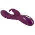 SMILE - oplaadbare 3-motorige vibrator met clitorisstimulator (paars)