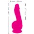 SMILE Powerful - oplaadbare, 2-motorige vibrator met zuignap (roze)