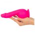 SMILE Powerful - oplaadbare, 2-motorige vibrator met zuignap (roze)