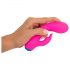 You2Toys bunt. - oplaadbare, waterdichte vibrator met clitorisstimulator (roze)