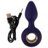 SMILE - oplaadbare anale vibrator (paars)