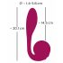 You2Toys Rosenrot - oplaadbare, waterdichte G-spot vibrator (rood)