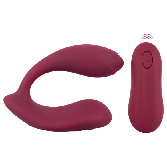 You2Toys Rosenrot - oplaadbare, draadloze opzetbare vibrator (rood)