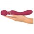 You2Toys Rosenrot - oplaadbare rozen massage vibrator (rood)