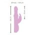 SMILE Pearly Rabbit - parelvibrator met kralen (roze)