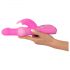 SMILE Pearly Rabbit - parelvibrator met kralen (roze)