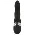 Zwarte USB-twee-motorige vibrator SMILE