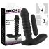 Black Velvet geribbelde vibrator - medium (zwart)