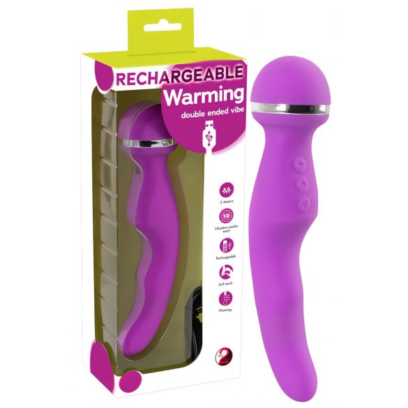 You2Toys - Verwarmend - Oplaadbare Verwarmde Massager Vibrator (Roze)