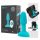 b-Vibe Rimming - Vibromasseur anal à rotation perles (turquoise)