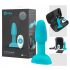 b-Vibe Rimming - Vibromasseur anal à rotation perles (turquoise)