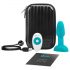 b-Vibe Rimming - Vibromasseur anal à rotation perles (turquoise)