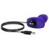 b-Vibe Rimming - stimulateur anal à perles rotatives (violet)