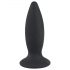 Black Velvet S - oplaadbare, anale vibrator voor beginners - klein (zwart)