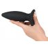 Black Velvet S - oplaadbare, anale vibrator voor beginners - klein (zwart)