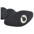 Black Velvet - oplaadbare anale vibrator met 5 kralen (zwart)