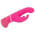 Happyrabbit G-spot - Vibromasseur étanche avec stimulateur clitoridien (rose)