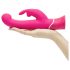 Happyrabbit G-spot - Vibromasseur étanche avec stimulateur clitoridien (rose)