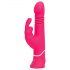 Happyrabbit Thrusting - oplaadbare, clitorisstimulerende stotende vibrator (roze)