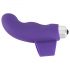 SMILE vinger - golvend, siliconen vinger vibrator (paars)