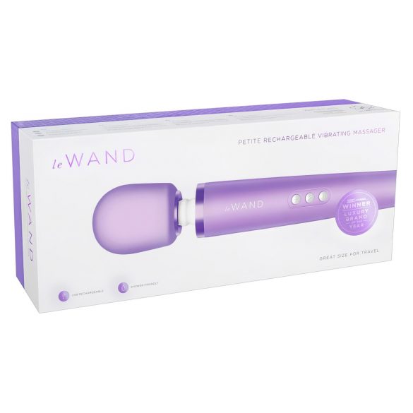 Le Wand Petite - exclusieve, oplaadbare massagevibrator (paars)