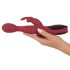 You2Toys Vibrator - stotend-draaiend, verwarmend G-punt vibrator (rood)