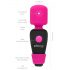 PalmPower Pocket Wand - mini massagetrilmachine (roze-zwart)