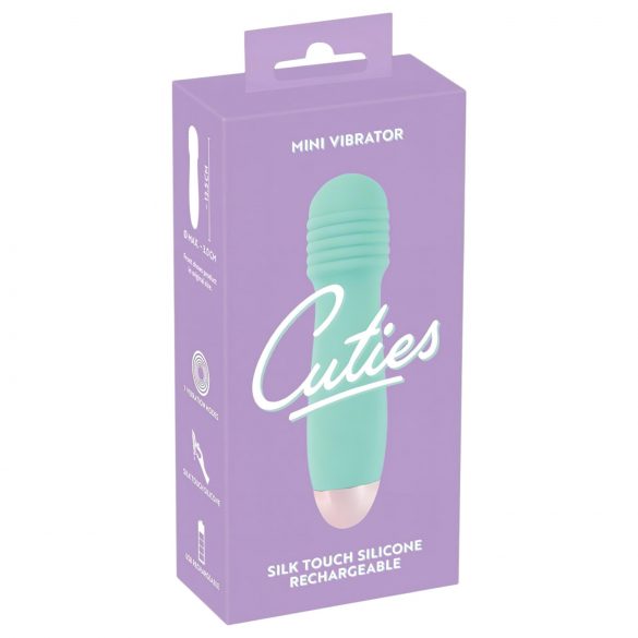 Cuties Mini Wand - oplaadbare mini massager vibrator (groen)