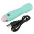 Cuties Mini Wand - oplaadbare mini massager vibrator (groen)